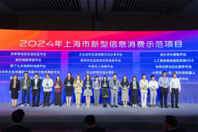 玩出夢想科技榮獲“2024年上海市新型信息消費示范項目”，助力上海技術服務升級